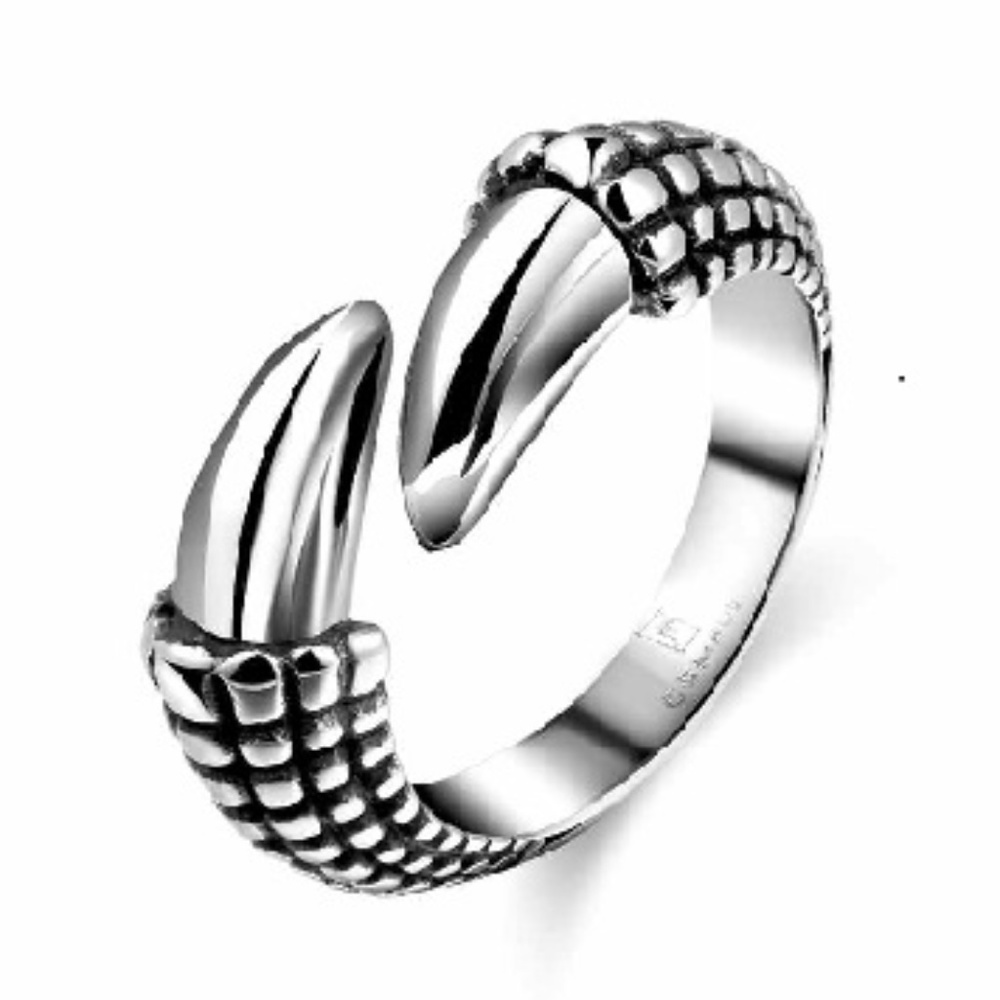 NWT Wolf Fang Stainless Steel Ring - Women's Size 9